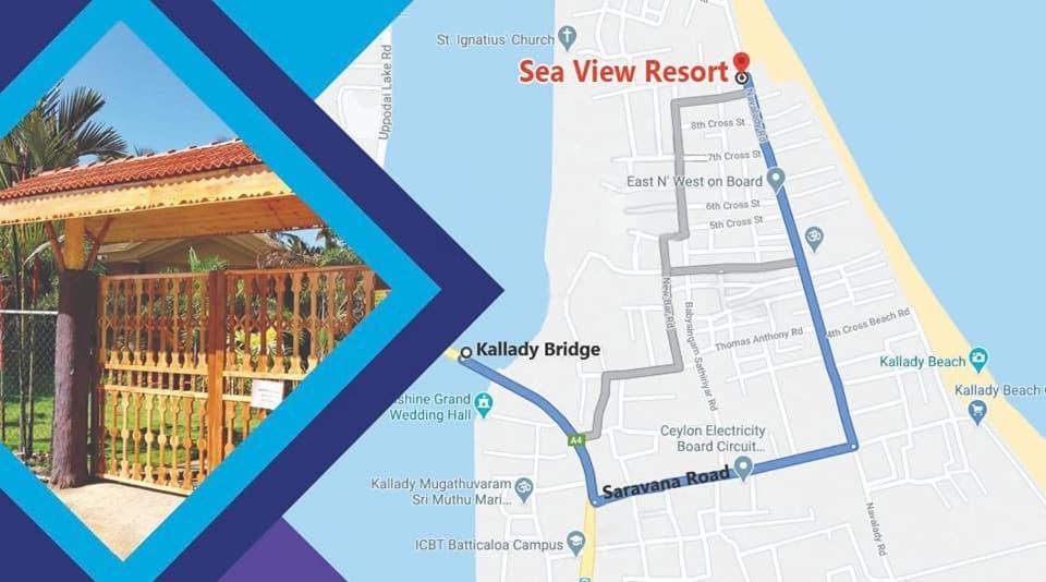 Sea View Resort Kallady المظهر الخارجي الصورة